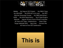 Tablet Screenshot of myjaguarstory.com